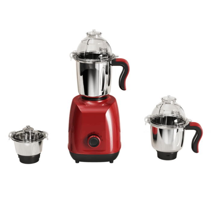 KONKA 3 in 1 Mixer Grinder KK-CDD12 (1200W) RED - Image 1