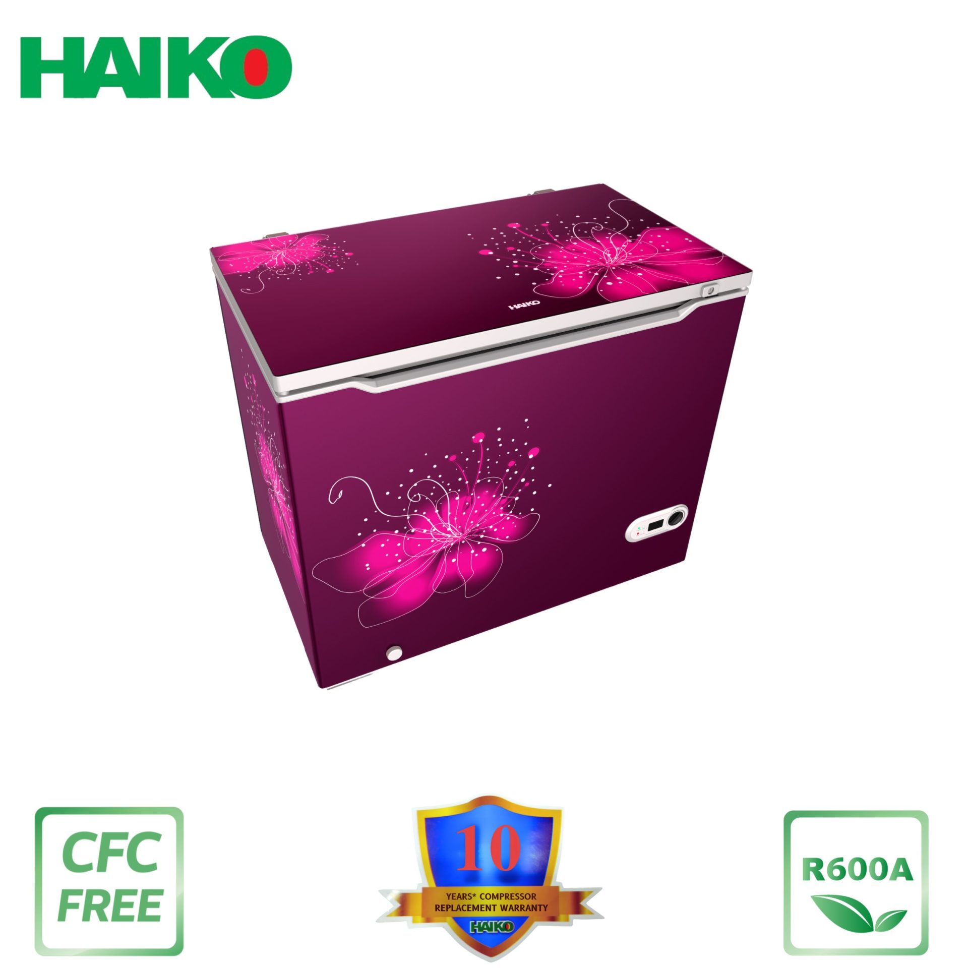 HDF-221GB- HAIKO CHEST FREEZER PURPLE (221 LTR)
