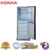 KONKA Refrigerator-KRB-270VB- 3D Blue Iris, Bottom Freezer (270 LTR) - Image 2