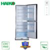 HAIKO Refrigerator HRT-350EGB-BLUE(2Door, Upper Freezer, Glass Door, With Digital Display) - Image 2