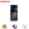 KONKA Refrigerator-KRB-190GB-3D Navy Nelumbo-2-Door, Bottom Freezer (190 Ltr)