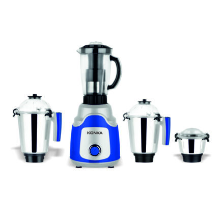 KONKA Master Chef Pro Mixer Grinder 4 Jar (1200 Watt)- Blue