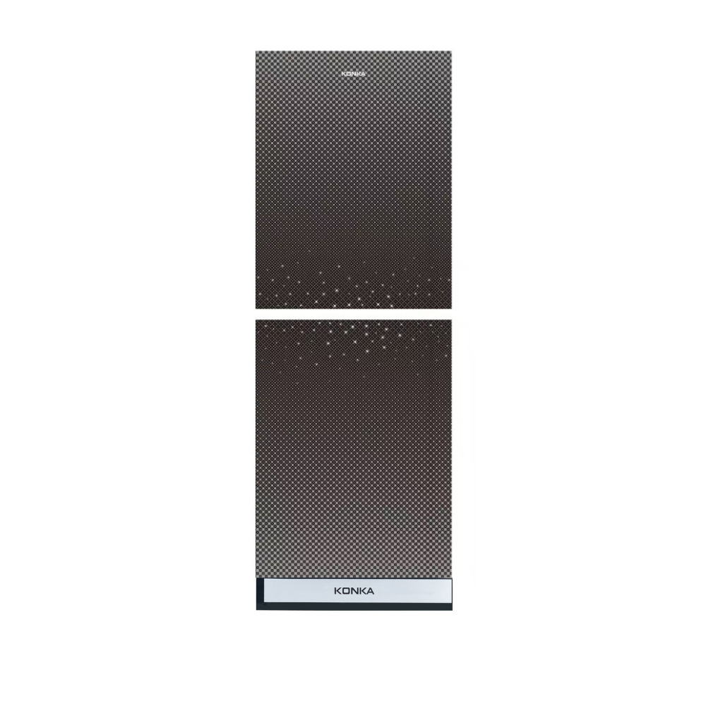 KRB-190HGB-COFFEE TEXTURE KONKA Refrigerator-KRB-190HGB-190 LTR-Bottom Freezer-COFFEE TEXTURE - Image 1