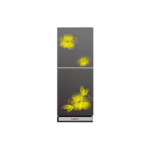KONKA Refrigerator-KRB-190HGB-190 LTR-Bottom Freezer-Yellow Glass Mirror