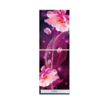 KONKA Refrigerator-KRB-230GB-230 LTR-Bottom Freezer-3D PURPLE CAMELIA