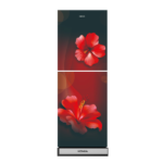 KONKA KRB-325VB-325L Bottom Freezer Refrigerator (Red China Rose)