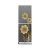 KONKA Refrigerator-KRT-282EIGB-282 LTR-MIRROR GOLDEN BLOOM, Upper Freezer, Electronics Control, Digital Display with Inverter Technology