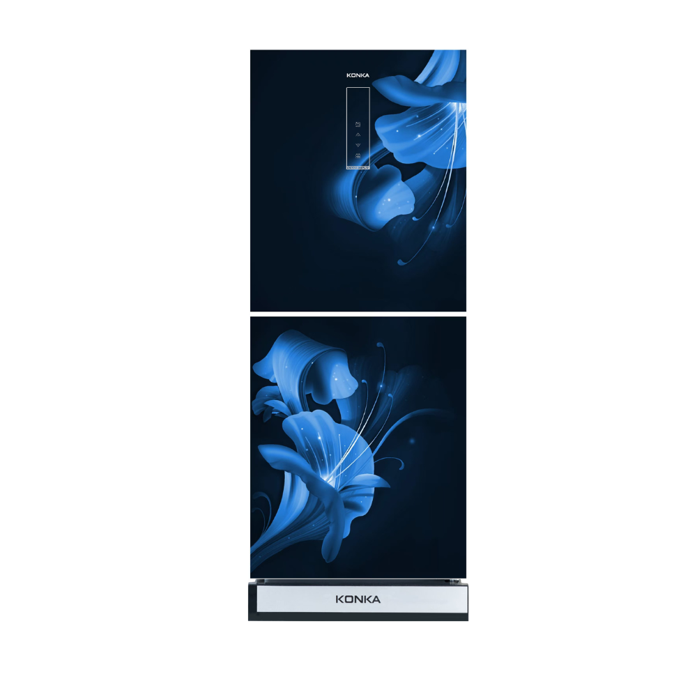 KRT-315EGB-BLUE WISHBONE KONKA Refrigerator-KRT-315EGB-315 LTR-Blue Wishbone with Digital Display - Image 1